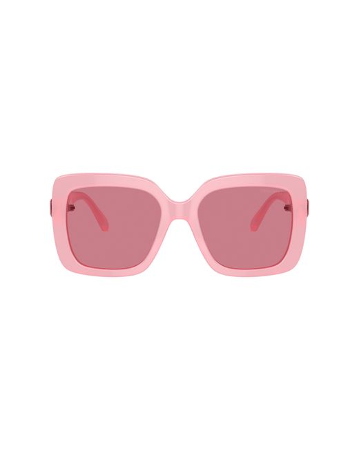 Swarovski Pink Sk6001 Square Sunglasses