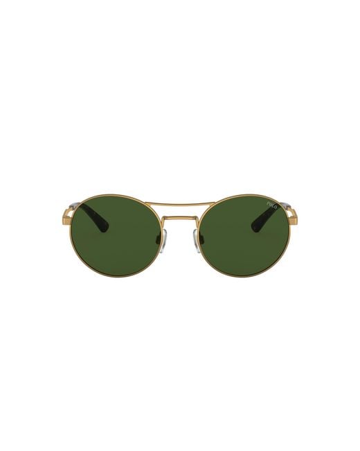 Polo Ralph Lauren Green Sunglass Ph3142 for men