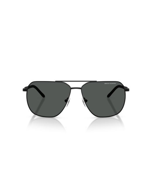 ARMANI EXCHANGE Black Sunglass Ax2057s for men