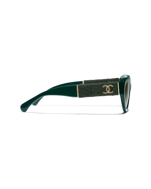 Chanel Black Sunglass Cat Eye Sunglasses Ch5513