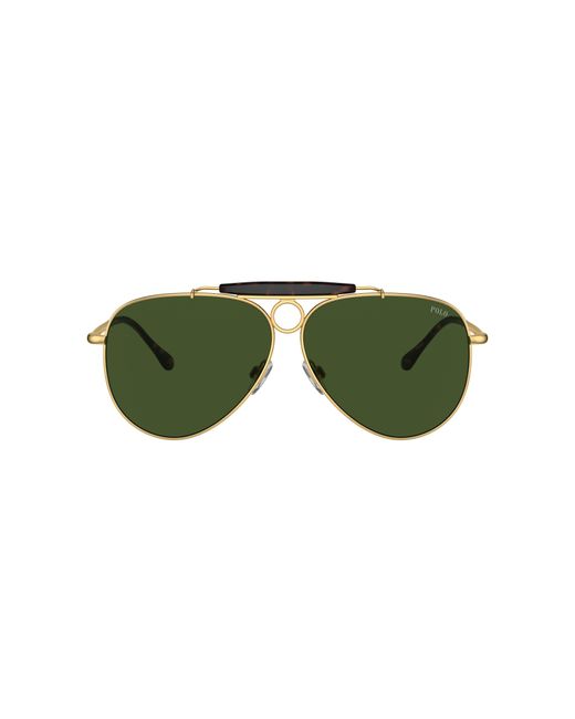 Polo Ralph Lauren Green Sunglass Ph3149 for men