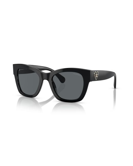 Chanel Black Sunglass Square Sunglasses Ch5478a