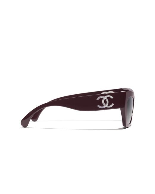 Chanel Black Sunglass Cat Eye Sunglasses Ch5527