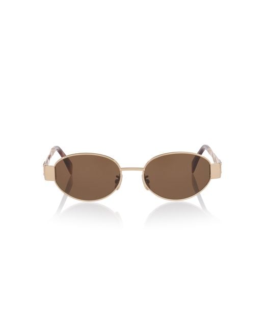 Céline Black Sunglass Triomphe Metal Cl40235u