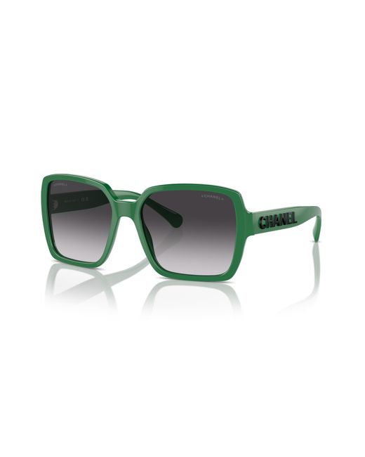 Chanel Black Sunglass Square Sunglasses Ch5408a
