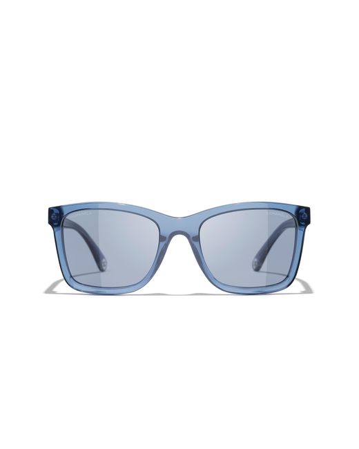 Chanel Black Sunglass Rectangle Sunglasses Ch5551u