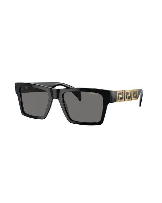 Versace Black Polarized Sunglasses for men