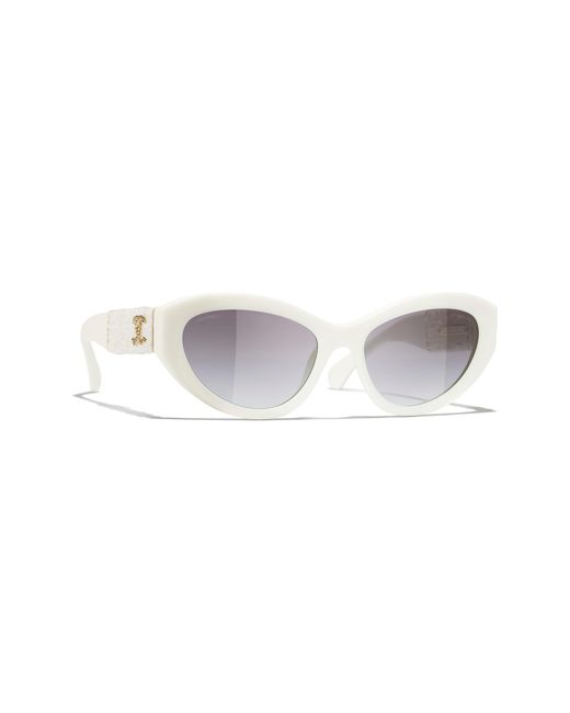 Chanel Black Sunglass Cat Eye Sunglasses Ch5513