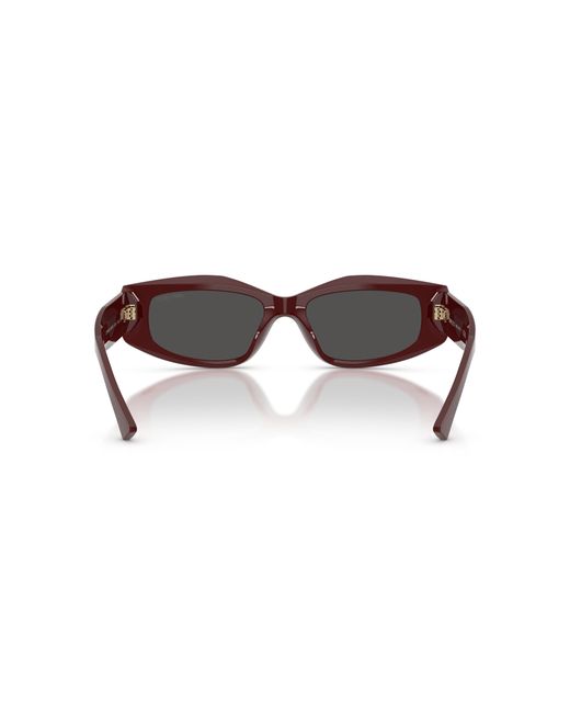 Jimmy Choo Black Geometric-Frame Sunglasses