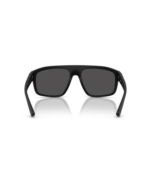 Prada Linea Rossa Black Sunglass Ps B02s for men