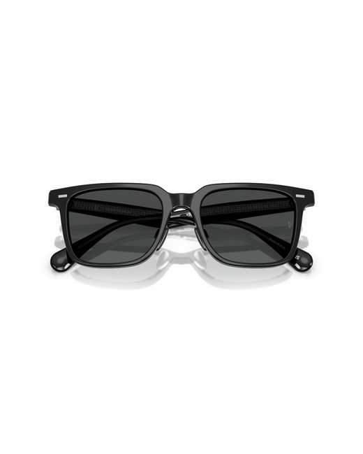 Oliver Peoples Black Sunglass Ov5592s Mr. Federer Ii for men