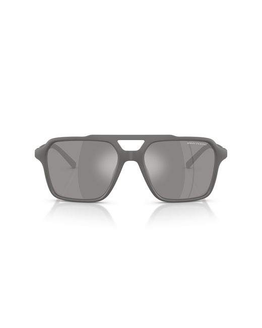 ARMANI EXCHANGE Gray Sunglass Ax4166su for men