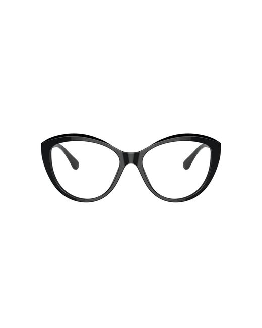 Chanel Black Sunglass Cat Eye Eyeglasses Ch3464a