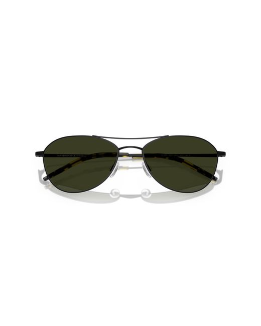 Oliver Peoples Black Sunglass Ov1358s Aero Ii