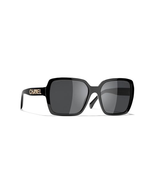 Chanel Black Square Sunglasses CH5408