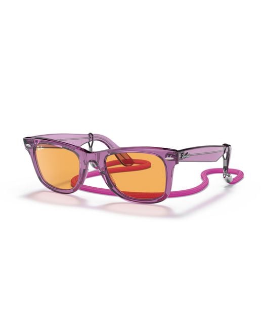 Ray-Ban Multicolor Original Wayfarer Colorblock Sunglasses Frame Lenses