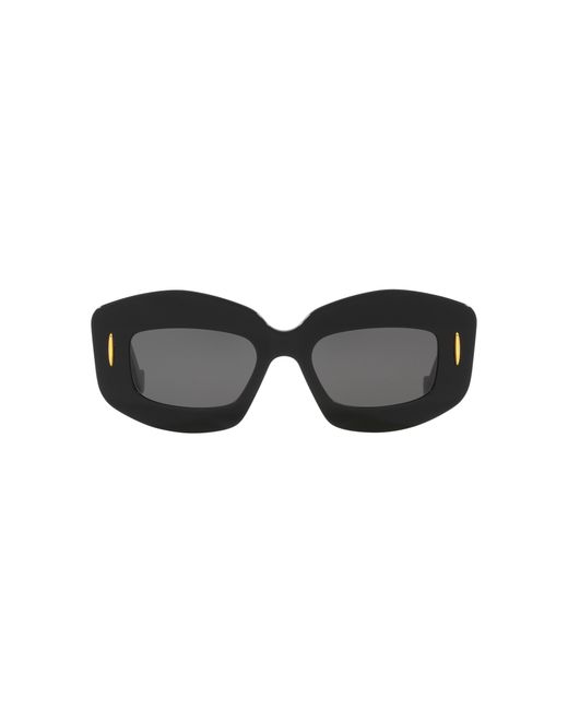 Loewe Black Rectangle Frame Sunglasses