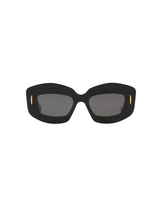 Loewe Black Rectangle Frame Sunglasses
