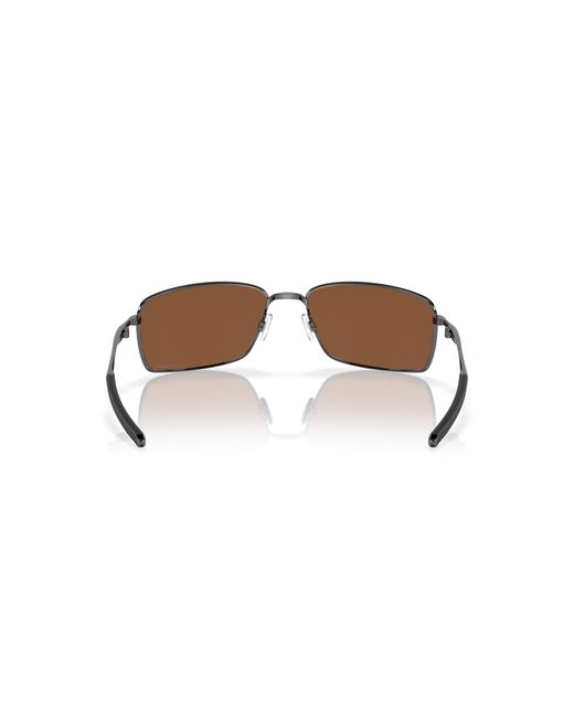 Oakley Black S Oo4075 Square Wire Rectangular Sunglasses for men
