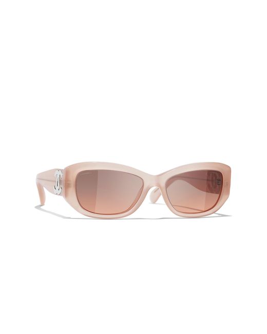 Chanel Black Sunglass Rectangle Sunglasses Ch5493