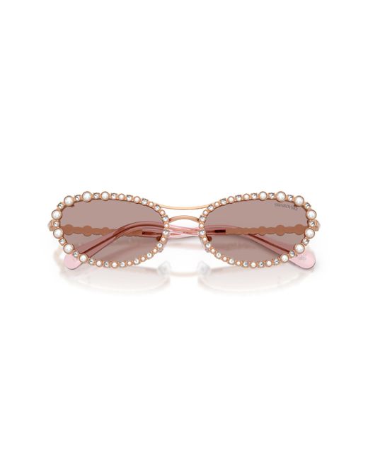 Swarovski Black Sunglass Sk7044