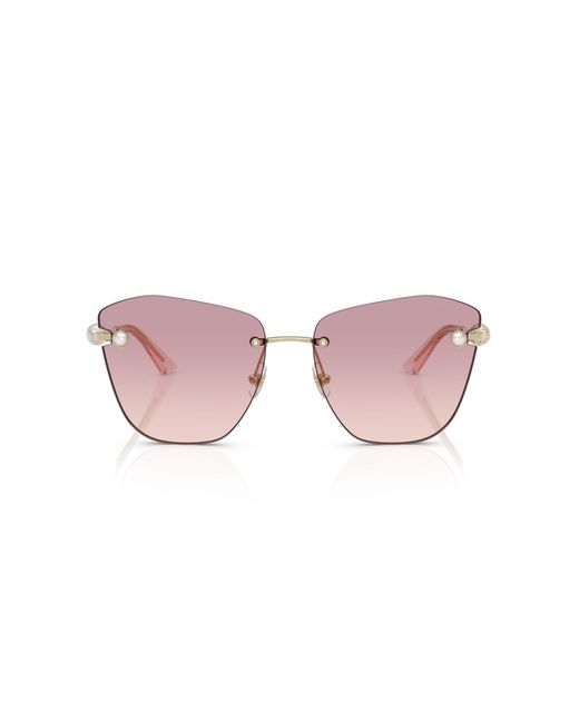 Jimmy Choo Black Sunglass Sunglasses + Jewelry Gift Set