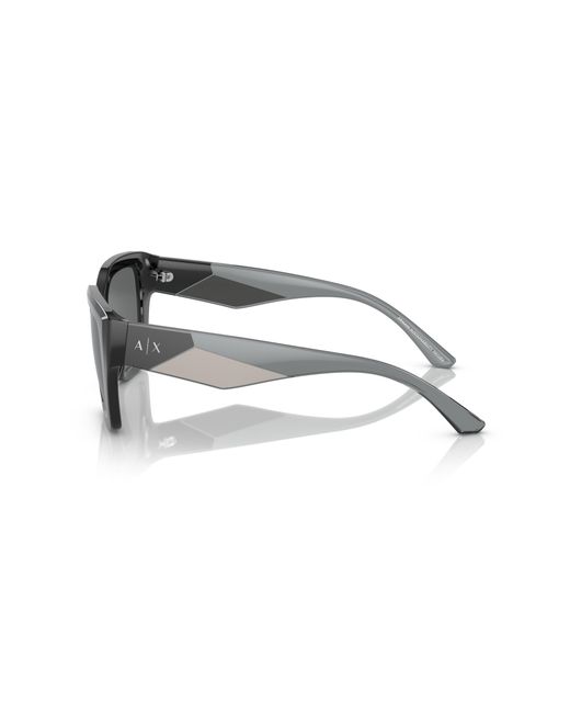 ARMANI EXCHANGE Black Sunglass Ax4125su