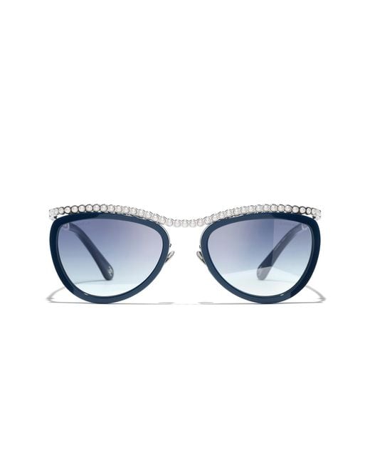 Chanel Black Sunglass Cat Eye Sunglasses Ch4296h Ch4296h
