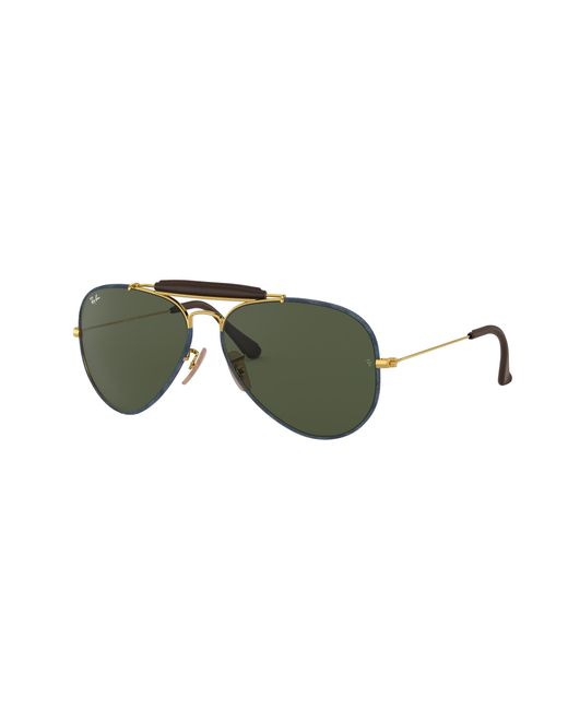 Ray-Ban Green Rb3422q Aviator Craft for men