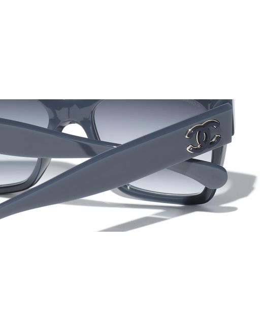 Chanel Black Sunglass Butterfly Sunglasses Ch5557
