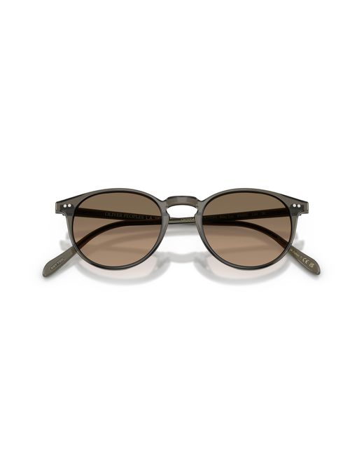 Oliver Peoples Black Sunglass Ov5004su Riley-r Sun