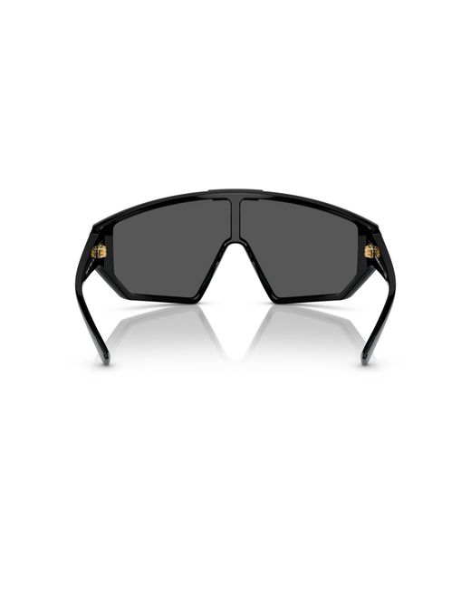 Versace Black Ve4461 Irregular-Frame Acetate Sunglasses