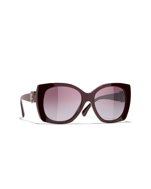 Chanel Black Sunglass Square Sunglasses Ch5519