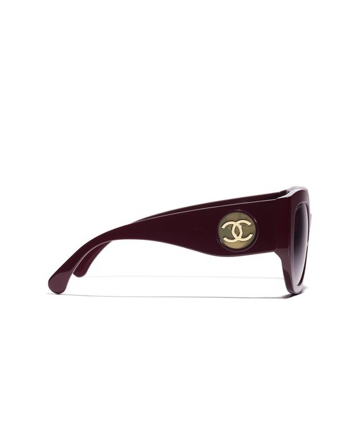 Chanel Black Sunglass Butterfly Sunglasses Ch5550