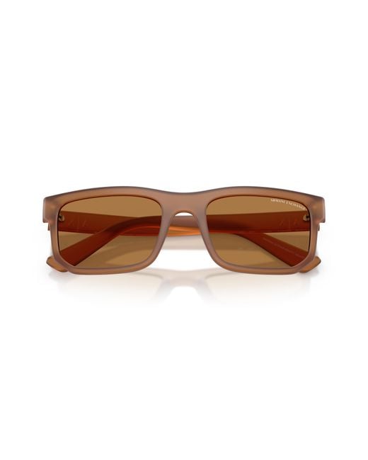 ARMANI EXCHANGE Black Sunglass Ax4165s for men