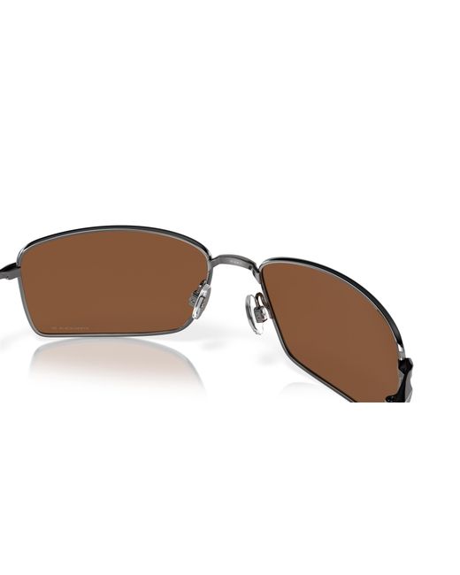 Oakley Black S Oo4075 Square Wire Rectangular Sunglasses for men