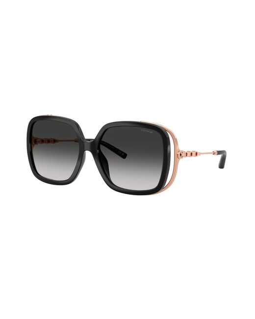 COACH Black Sunglass Cad80