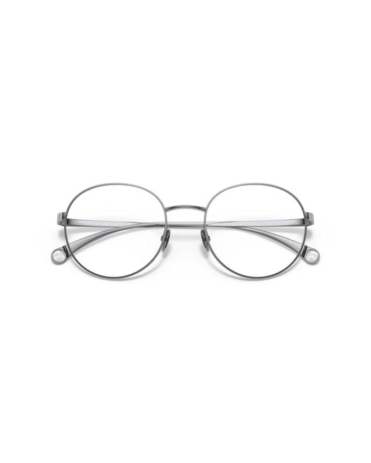 Chanel Black Sunglass Oval Eyeglasses Ch2209