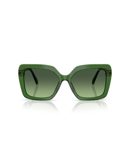 Swarovski Green Sunglass Sk6049