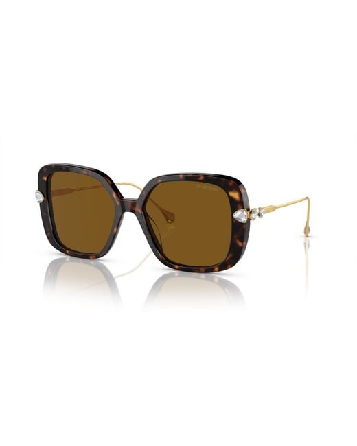Swarovski Black Sunglass Sk6011f