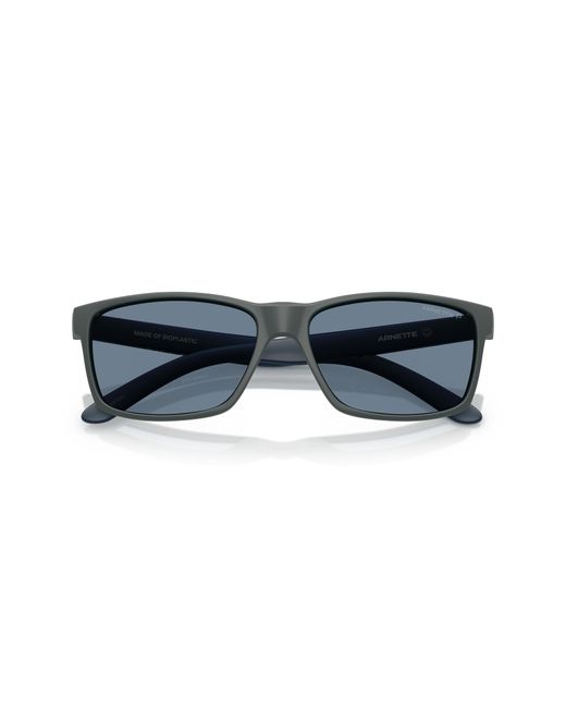 Arnette Black Sunglass An4185 Slickster for men