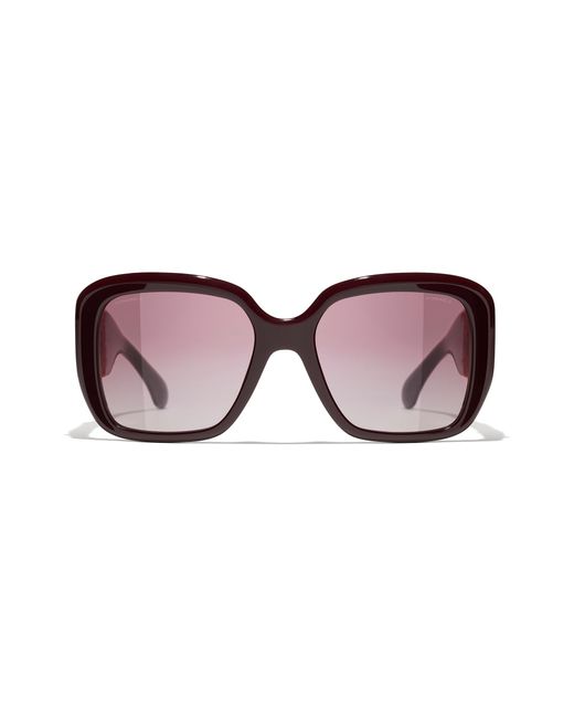 Chanel Black Sunglass Square Sunglasses Ch5512