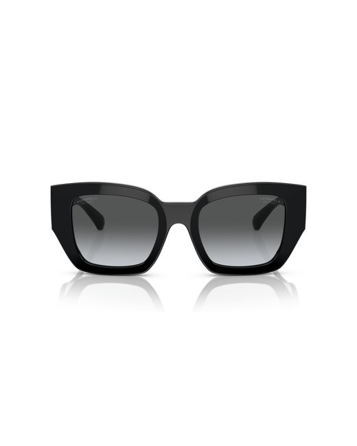 Chanel Black Sunglass Square Sunglasses Ch5506a