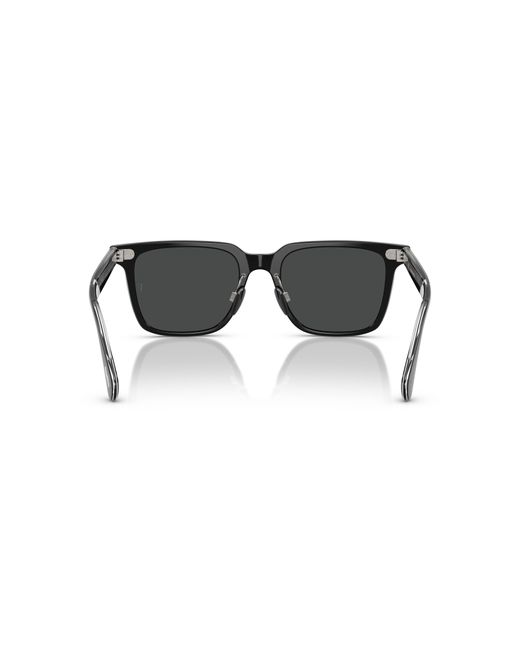 Oliver Peoples Black Sunglass Ov5592s Mr. Federer Ii for men