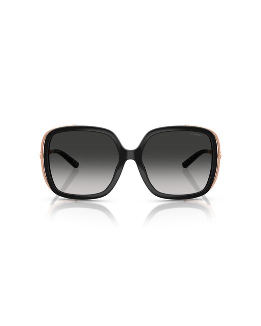COACH Black Sunglass Cad80