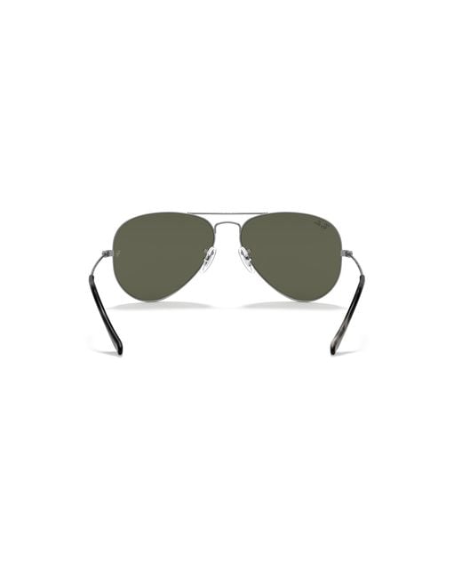 Ray-Ban Metallic Rb3025 Classic Aviator Sunglasses