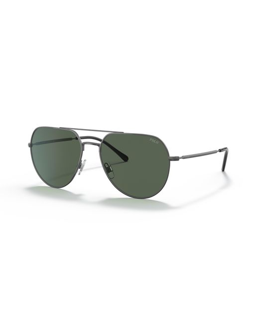 Polo Ralph Lauren Green Sunglass Ph3139 for men