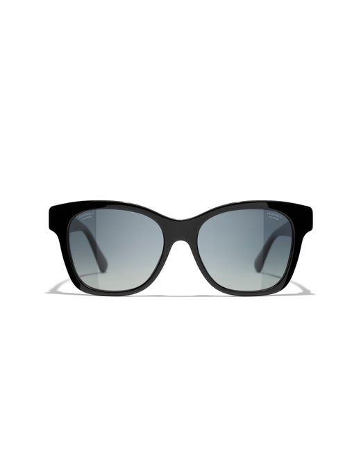 Chanel Black Sunglass Square Sunglasses Ch5482h
