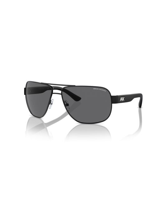 ARMANI EXCHANGE Black | X2012s Metl Rectngulr Sunglsses for men