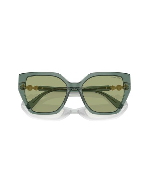 Swarovski Green Sunglass Sk6016